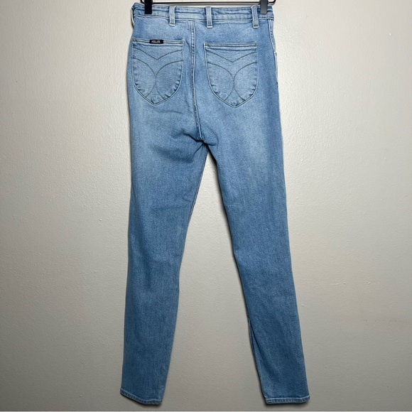 ROLLA'S Women Jeans 26" Light Wash Denim Westcoast Super Skinny Rip Knee‎ - Picture 6 of 10